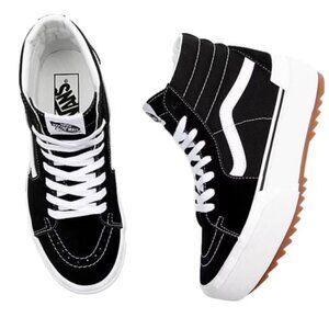 VANS Women's SK8-HI Stacked Sneakers Black